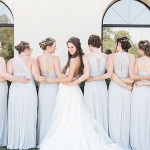 Dusty Blue Bridesmaid Dress